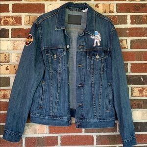 Denim Jacket with Patches
